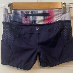 Lululemon Run Shorty Shorts size 4